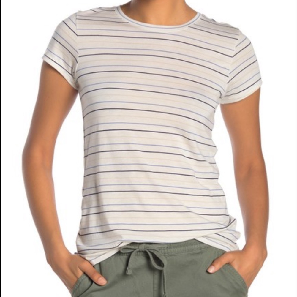 Vince Little Boy Striped T-Shirt